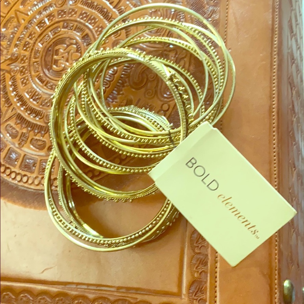 Gold bracelets